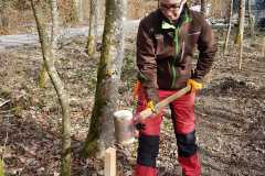 Däme (Verfasserin) am «Schlegeln»
